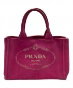 PRADAプラダ）の古着「カナパハンドバッグ」｜ピンク