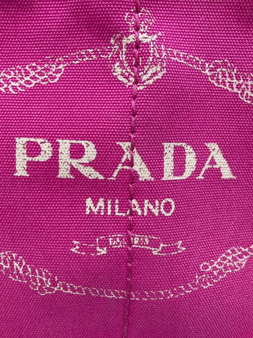 PRADA（プラダ）PRADA (プラダ) カナパハンドバッグ ピンクの古着・服飾アイテム