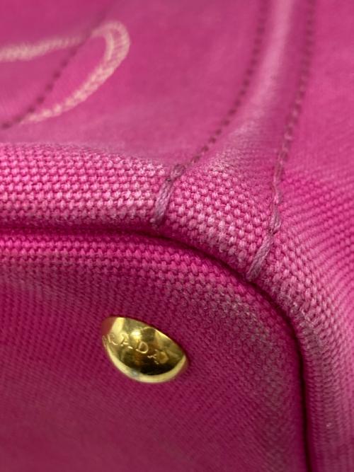 PRADA（プラダ）PRADA (プラダ) カナパハンドバッグ ピンクの古着・服飾アイテム