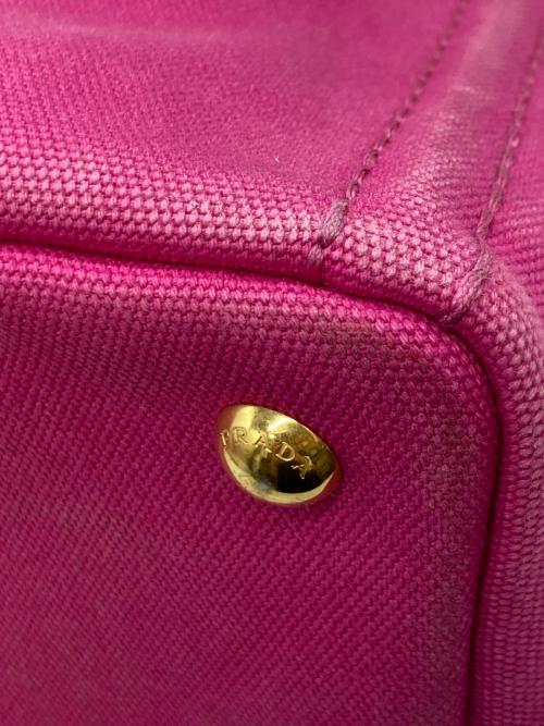 PRADA（プラダ）PRADA (プラダ) カナパハンドバッグ ピンクの古着・服飾アイテム