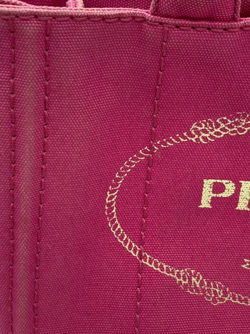 PRADA（プラダ）PRADA (プラダ) カナパハンドバッグ ピンクの古着・服飾アイテム