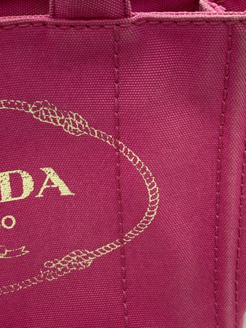 PRADA（プラダ）PRADA (プラダ) カナパハンドバッグ ピンクの古着・服飾アイテム