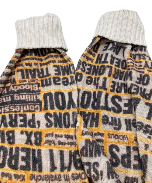 SUPREME（シュプリーム）SUPREME (シュプリーム) DASH SNOW SWEATER イエロー サイズ:Mの古着・服飾アイテム