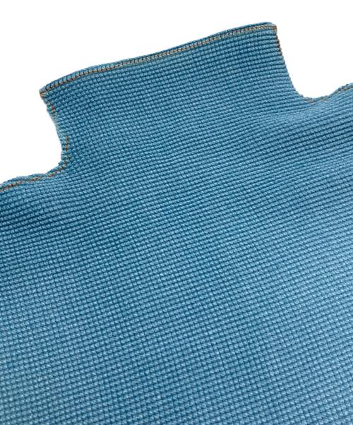 me ISSEY MIYAKE（ミーイッセイ ミヤケ）me ISSEY MIYAKE (ミーイッセイ ミヤケ) ハイネックカットソー スカイブルー サイズ:Freeの古着・服飾アイテム