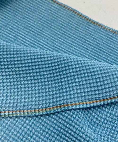 me ISSEY MIYAKE（ミーイッセイ ミヤケ）me ISSEY MIYAKE (ミーイッセイ ミヤケ) ハイネックカットソー スカイブルー サイズ:Freeの古着・服飾アイテム