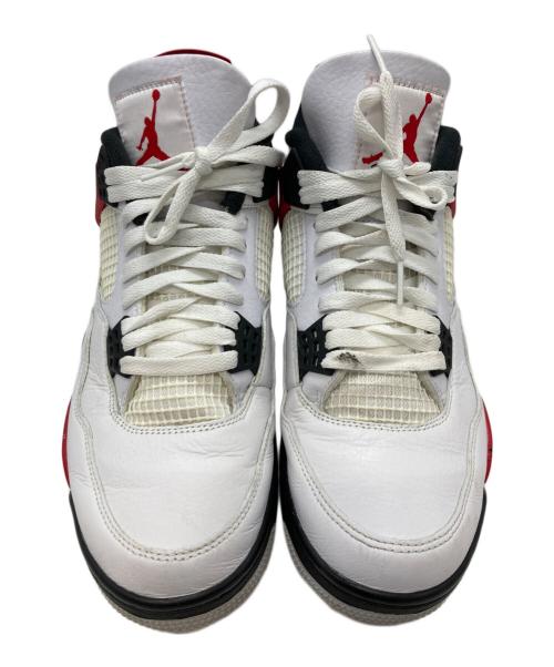 NIKE（ナイキ）NIKE (ナイキ) AIR JORDAN 4 RETRO ホワイト サイズ:28.5の古着・服飾アイテム