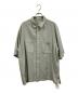 ATON（エイトン）の古着「COTTON SILK VIERA LOOSE FIT HALF SLEEVE SHIRT」｜グリーン
