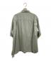 ATON (エイトン) COTTON SILK VIERA LOOSE FIT HALF SLEEVE SHIRT グリーン サイズ:46 未使用品：7000円