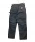 CarHartt (カーハート) ダブルニーワークパンツ ブラック サイズ:32/30：16000円