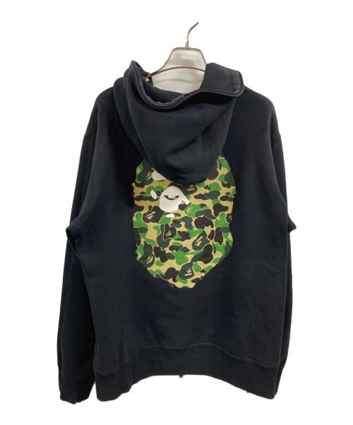A BATHING APE（アベイシングエイプ）A BATHING APE (アベイシングエイプ) BAPE FULL ZIP HOODIE ブラック サイズ:XLの古着・服飾アイテム