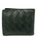 BOTTEGA VENETA (ボッテガベネタ) イントレチャート二つ折り財布 グリーン：5000円
