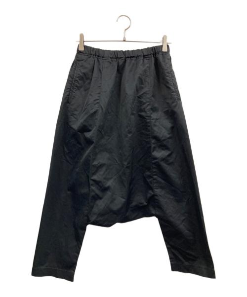 BLACK COMME des GARCONS（ブラックコムデギャルソン）BLACK COMME des GARCONS (ブラックコムデギャルソン) サルエルパンツ ブラック サイズ:Ⅿの古着・服飾アイテム