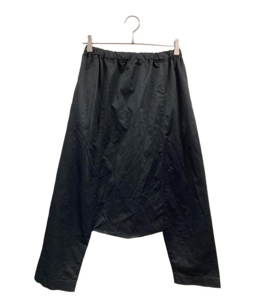 BLACK COMME des GARCONS（ブラックコムデギャルソン）BLACK COMME des GARCONS (ブラックコムデギャルソン) サルエルパンツ ブラック サイズ:Ⅿの古着・服飾アイテム