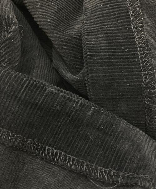 BLACK COMME des GARCONS（ブラックコムデギャルソン）BLACK COMME des GARCONS (ブラックコムデギャルソン) コーデュロイサルエルパンツパンツ ブラック サイズ:XSの古着・服飾アイテム