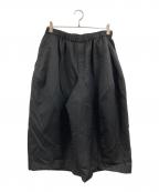 BLACK COMME des GARCONSブラックコムデギャルソン）の古着「クロップドワイドパンツ」｜ブラック