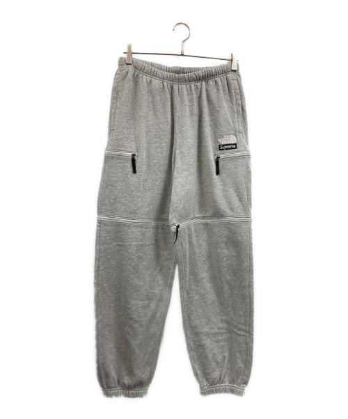 THE NORTH FACE（ザ ノース フェイス）THE NORTH FACE (ザ ノース フェイス) Supreme (シュプリーム) Convertible Sweatpant グレー サイズ:Sの古着・服飾アイテム