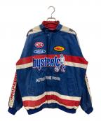 Hysteric Glamourヒステリックグラマー）の古着「HYSTRIC RACING ピットクルージャケット」｜ブルー