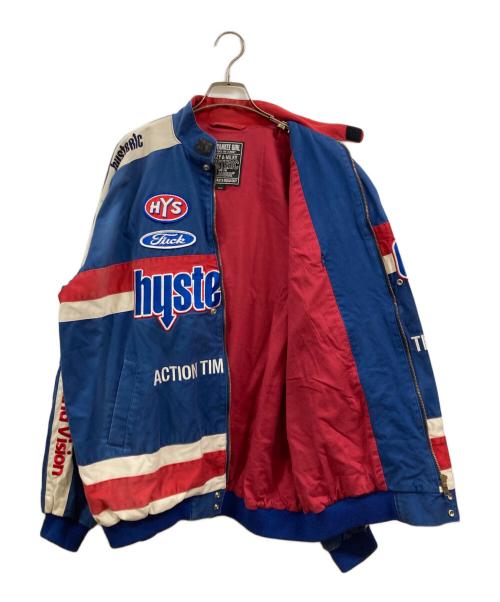 Hysteric Glamour（ヒステリックグラマー）Hysteric Glamour (ヒステリックグラマー) HYSTRIC RACING ピットクルージャケット ブルー サイズ:Lの古着・服飾アイテム