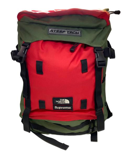 THE NORTH FACE（ザ ノース フェイス）THE NORTH FACE (ザ ノース フェイス) SUPREME (シュプリーム) STEEP TECH BACKPACK グリーンの古着・服飾アイテム