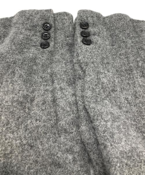 COMME des GARCONS COMME des GARCONS（コムデギャルソン コムデギャルソン）COMME des GARCONS COMME des GARCONS (コムデギャルソン コムデギャルソン) フリル ブラッシュ ジャケット グレー サイズ:Sの古着・服飾アイテム