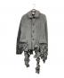 COMME des GARCONS COMME des GARCONS（コムデギャルソン コムデギャルソン）の古着「フリル ブラッシュ ジャケット」｜グレー