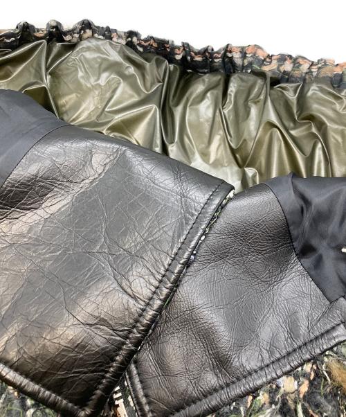sacai（サカイ）sacai (サカイ) ツイードライダースジャケット グリーン サイズ:1の古着・服飾アイテム
