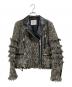sacai（サカイ）の古着「ツイードライダースジャケット」｜グリーン