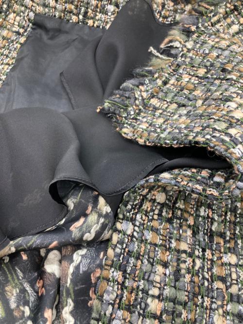 sacai（サカイ）sacai (サカイ) 21AW Tweed Maxi Skirt MULTI ブラウンの古着・服飾アイテム