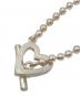 GUCCI (グッチ) ハートボールチェーンブレスレット シルバー：12000円