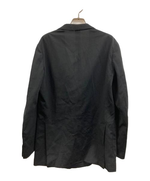 LARDINI（ラルディーニ）LARDINI (ラルディーニ) ウールナイロンハニカムニットジャージ2Bジャケット ブラック サイズ:46の古着・服飾アイテム