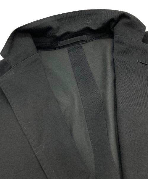 LARDINI（ラルディーニ）LARDINI (ラルディーニ) ウールナイロンハニカムニットジャージ2Bジャケット ブラック サイズ:46の古着・服飾アイテム