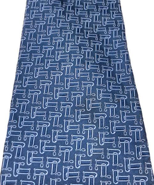GUCCI（グッチ）GUCCI (グッチ) シルクネクタイ ブルー サイズ:FREEの古着・服飾アイテム