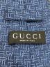 中古・古着 GUCCI (グッチ) シルクネクタイ ブルー サイズ:FREE：5000円