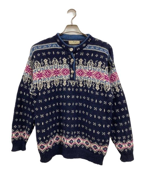 L.L.Bean（エルエルビーン）L.L.Bean (エルエルビーン) チロリアンセーター ネイビー サイズ:Mの古着・服飾アイテム