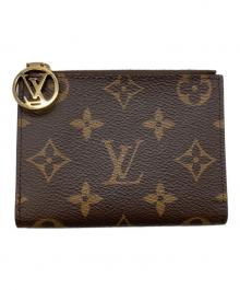 LOUIS VUITTON（ルイ ヴィトン）の古着「ポルトフォイユリサ 2つ折り財布」｜ブラウン