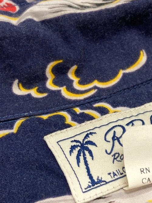RRL（ダブルアールエル）RRL (ダブルアールエル) トロピカルキャンプシャツ ネイビー サイズ:Sの古着・服飾アイテム