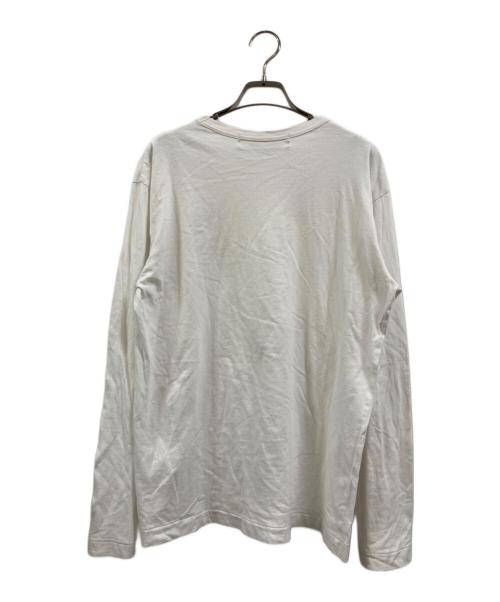 PLAY COMME des GARCONS（プレイコムデギャルソン）PLAY COMME des GARCONS (プレイコムデギャルソン) ハートワッペンカットソー ホワイト サイズ:Ｌの古着・服飾アイテム