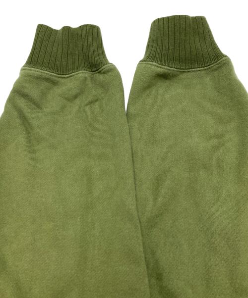 HUMAN MADE（ヒューマンメイド）HUMAN MADE (ヒューマンメイド) CROPPED MILLITARY SWEATSHIRT オリーブ サイズ:Lの古着・服飾アイテム