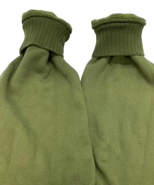 HUMAN MADE（ヒューマンメイド）HUMAN MADE (ヒューマンメイド) CROPPED MILLITARY SWEATSHIRT オリーブ サイズ:Lの古着・服飾アイテム