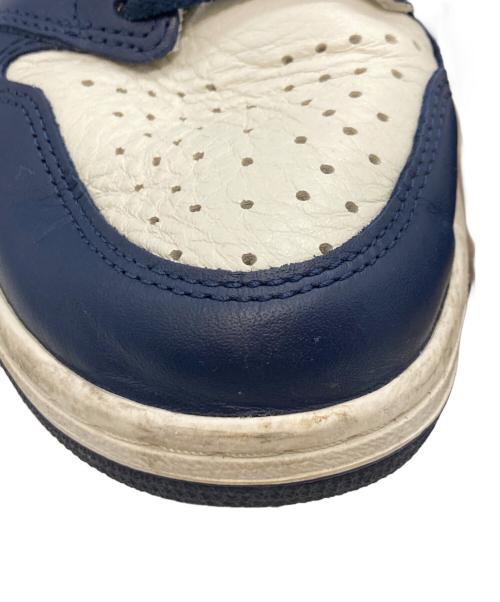 NIKE（ナイキ）NIKE (ナイキ) AIR JORDAN1 RETRO HIGH OG OBSIDIAN UNIVERSITY BLUE ブルー サイズ:27㎝の古着・服飾アイテム