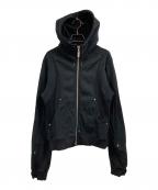 jent louisジェントルイス）の古着「zip hoodie」｜ブラック