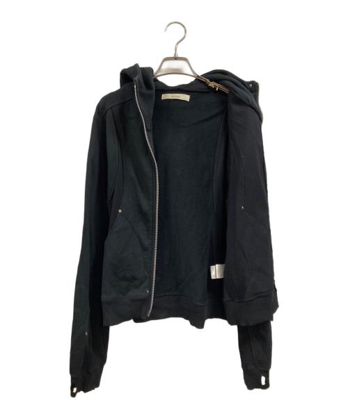jent louis（ジェントルイス）jent louis (ジェントルイス) zip hoodie ブラック サイズ:Mの古着・服飾アイテム