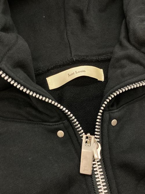 jent louis（ジェントルイス）jent louis (ジェントルイス) zip hoodie ブラック サイズ:Mの古着・服飾アイテム