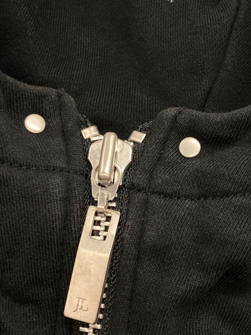 jent louis（ジェントルイス）jent louis (ジェントルイス) zip hoodie ブラック サイズ:Mの古着・服飾アイテム