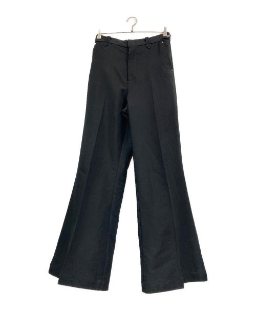jent louis（ジェントルイス）jent louis (ジェントルイス) フレアスラックス ブラック サイズ:Mの古着・服飾アイテム