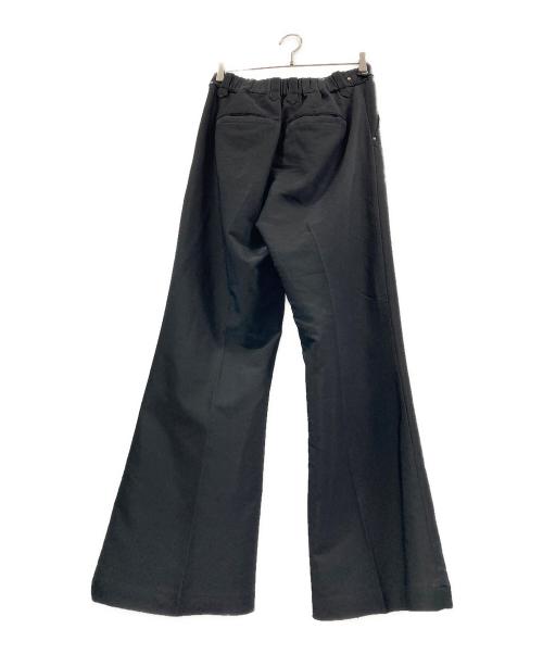 jent louis（ジェントルイス）jent louis (ジェントルイス) フレアスラックス ブラック サイズ:Mの古着・服飾アイテム