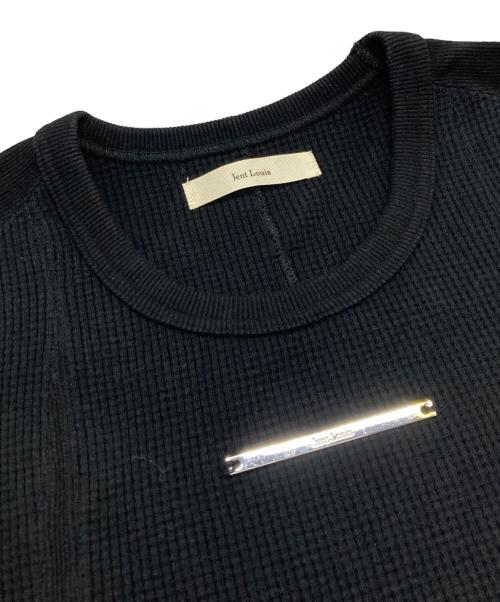 jent louis（ジェントルイス）JENT LOUIS (ジェントルイス) Thermal Zip Long Sleeve ブラック サイズ:Sの古着・服飾アイテム