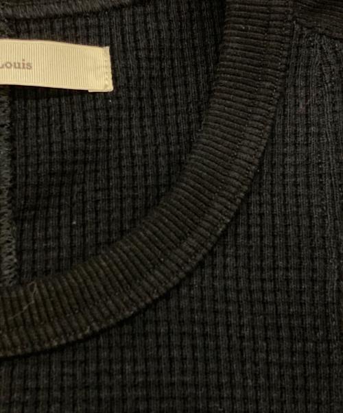 jent louis（ジェントルイス）JENT LOUIS (ジェントルイス) Thermal Zip Long Sleeve ブラック サイズ:Sの古着・服飾アイテム