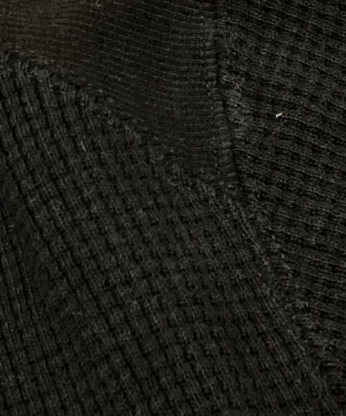 jent louis（ジェントルイス）JENT LOUIS (ジェントルイス) Thermal Zip Long Sleeve ブラック サイズ:Sの古着・服飾アイテム