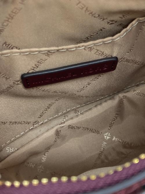 MICHAEL KORS（マイケルコース）MICHAEL KORS (マイケルコース) ショルダーバッグ ワインレッドの古着・服飾アイテム
